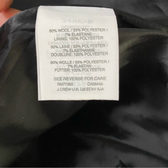 J. Crew Martie Ankle Pants Stewart Plaid Size 0 - Picture 8 of 12